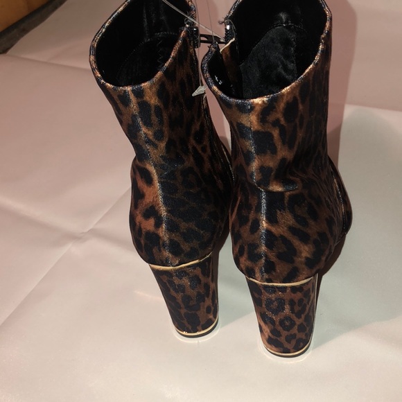 Animal Print Heeled Boots - Picture 3 of 3